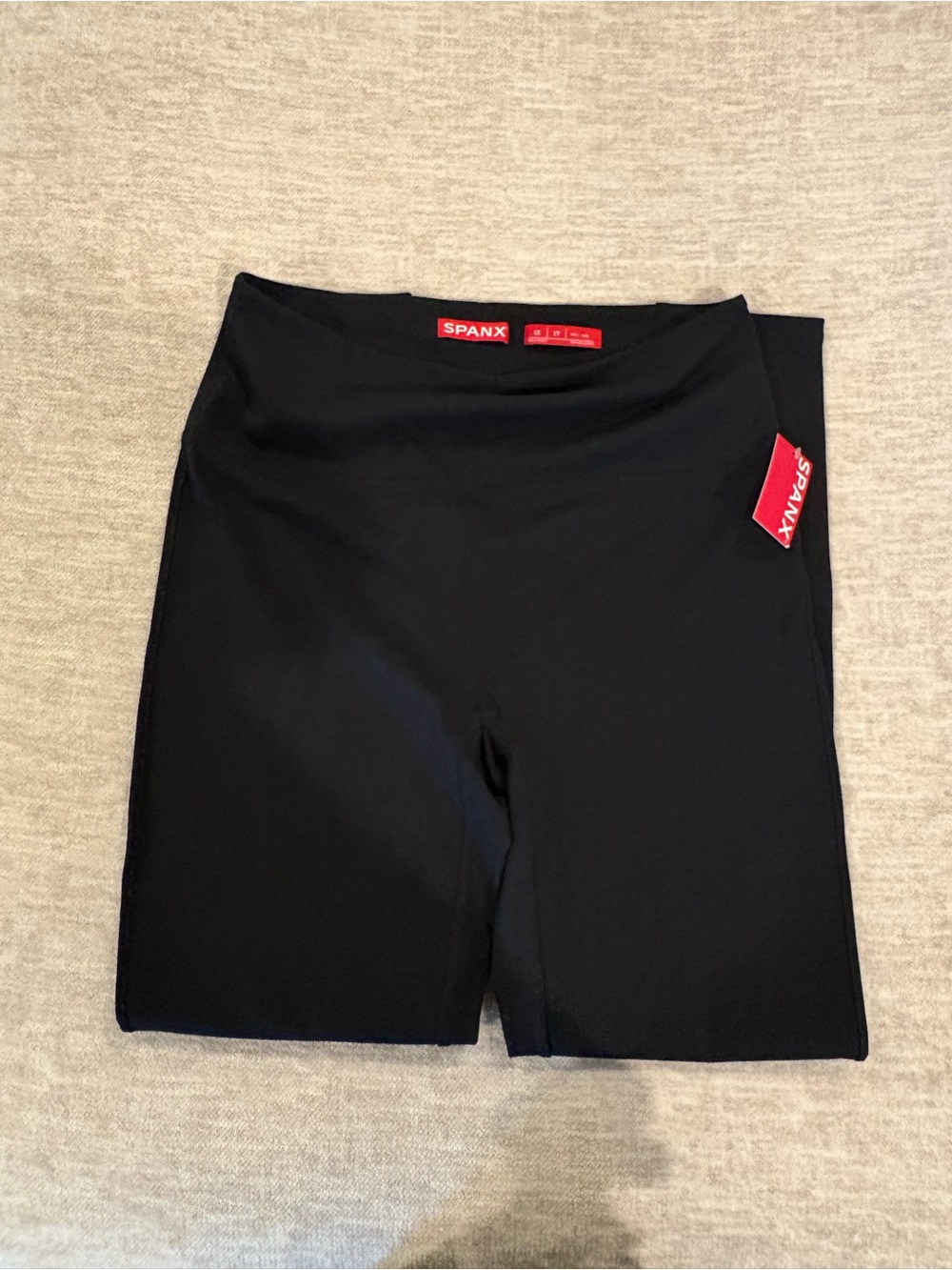 SPANX Black Womens Plus 1x tall length